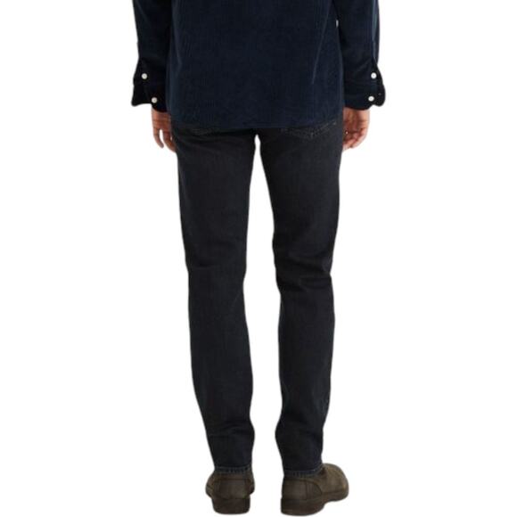 Madewell Dark Blue Wash Straight-Leg Mens Jeans, 31/32 - Picture 4 of 7